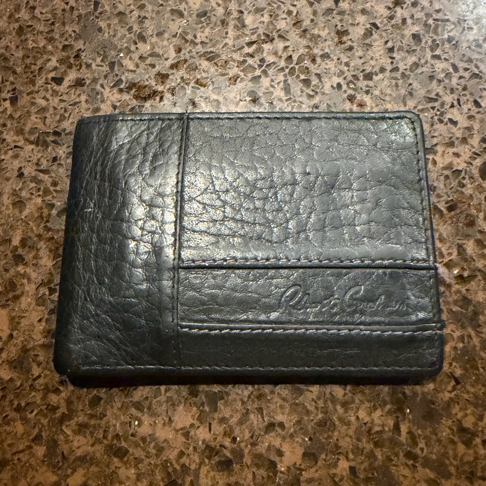 Robert Graham Black Men’s Leather Wallet